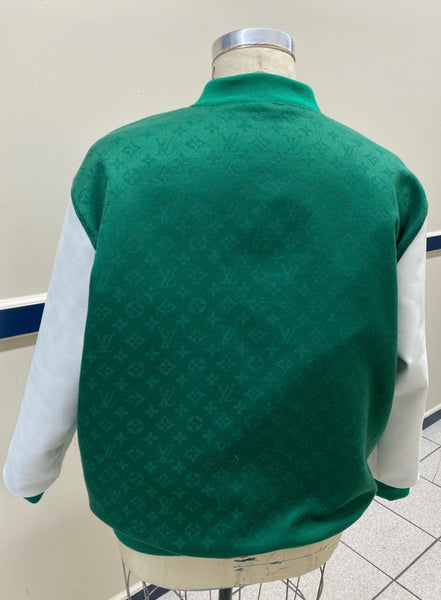 green louis vuitton bomber jacket