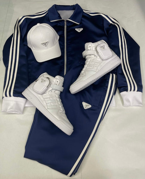 Prada blue tracksuit Clearance